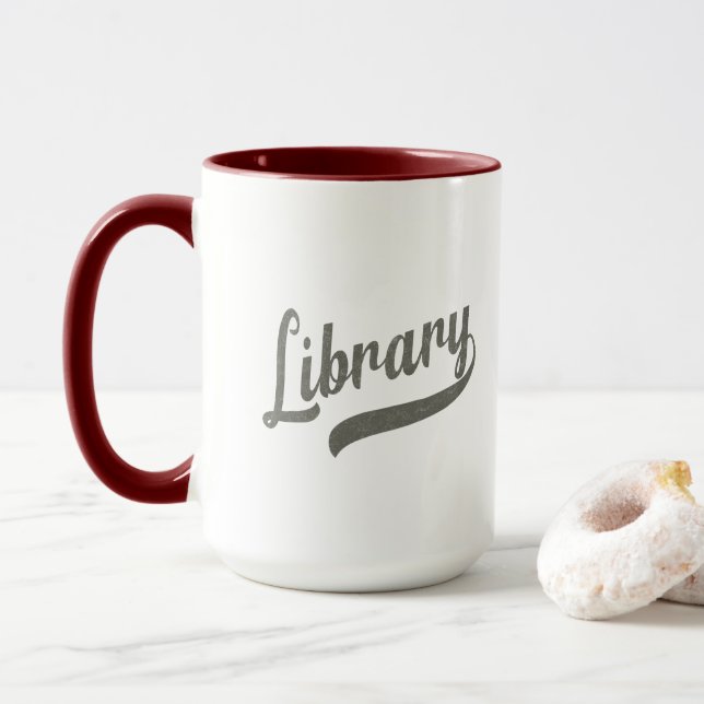 Random Varsity - Library Mug (With Donut)