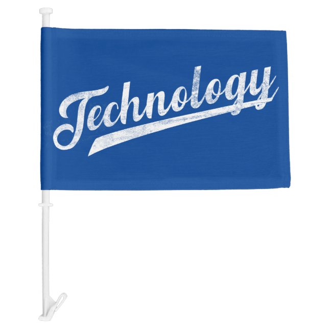 Random Varsity - Technology Car Flag (Front)