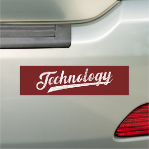 Random Varsity - Technology Car Magnet