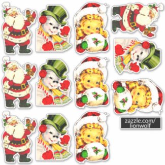 Random Vintage Christmas Sticker