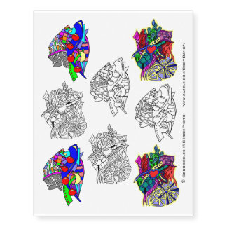 Random Zen Temporary Tattoos