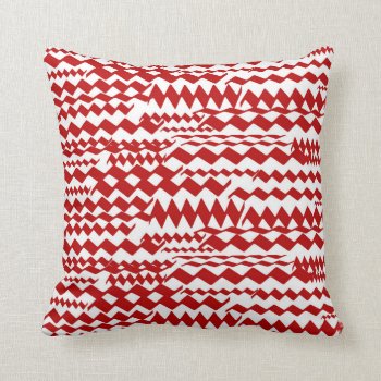 Random Zigzag Patterns Pillow by DesignsByEJ at Zazzle