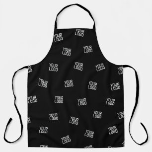 Randomly Arranged Design, Business Logo or Image Apron