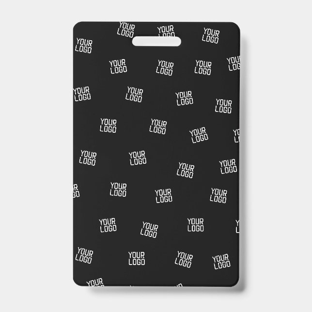 Randomly Arranged Design, Business Logo or Image Badge (Front)