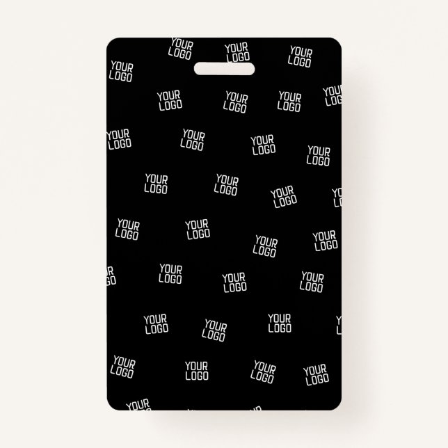 Randomly Arranged Design, Business Logo or Image Badge (Front)