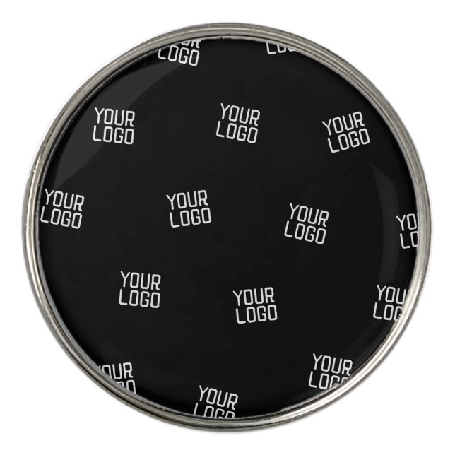 Randomly Arranged Design, Business Logo or Image Golf Ball Marker (Front)