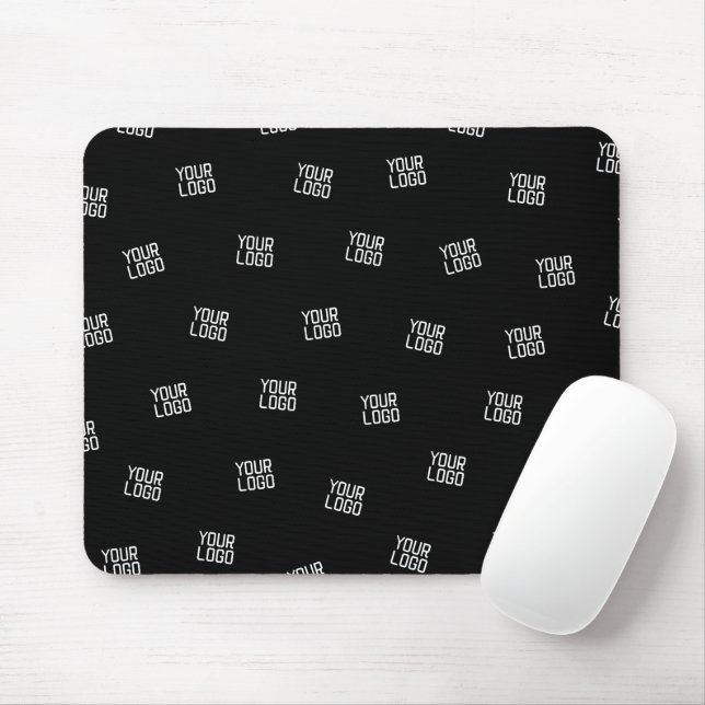 Randomly Arranged Design, Business Logo or Image Mouse Pad (With Mouse)