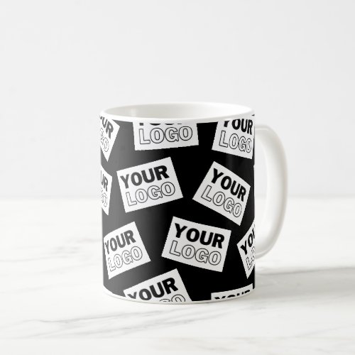 Randomly Placed Look for Your Logo or Any Photo Coffee Mug