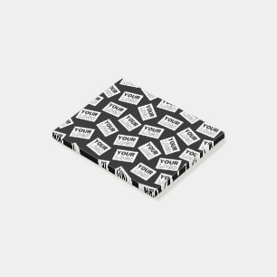 Randomly Placed Look for Your Logo or Any Photo Post-it Notes