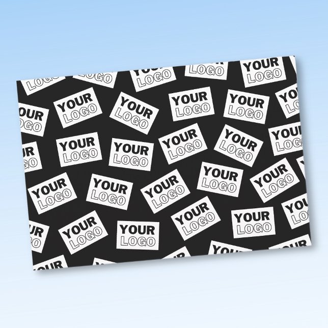 Randomly Placed Look for Your Logo or Any Photo Wrapping Paper Sheets (Creator Uploaded)