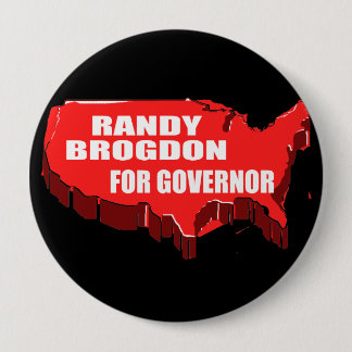RANDY BROGDON FOR GOVERNOR PINBACK BUTTON