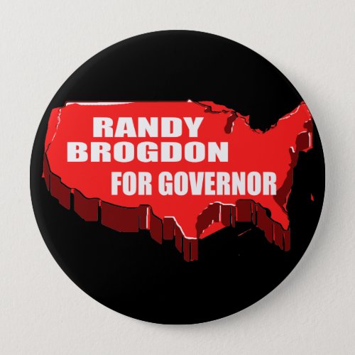RANDY BROGDON FOR GOVERNOR PINBACK BUTTON