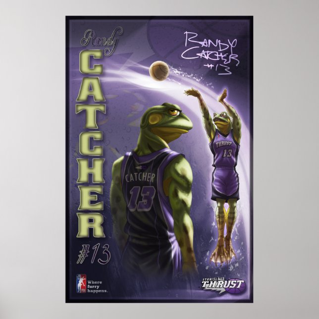 Randy Catcher Poster (Front)
