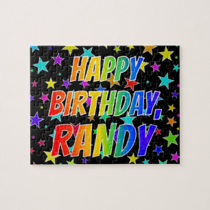 "RANDY" First Name, Fun "HAPPY BIRTHDAY" Jigsaw Puzzle