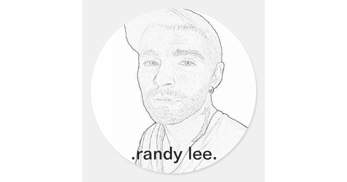 Randy Name Sticker randy lee stickies classic round sticker | Zazzle