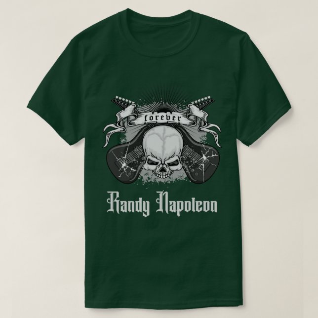 randy napoleon guitaris forever  T-Shirt (Design Front)