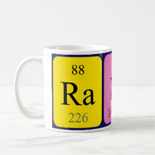 Randy periodic table name mug
