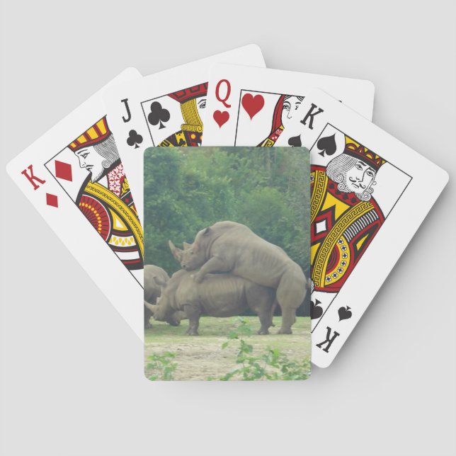 Randy Rhinos Playing cards (Back)
