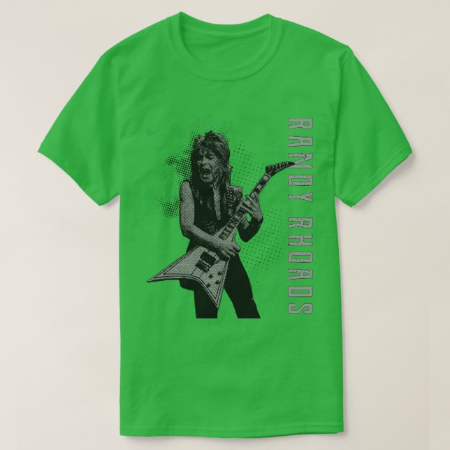 Randy Rhoads Illustrations T-Shirt (Design Front)