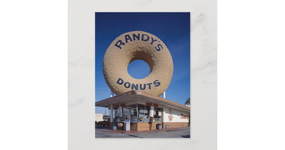 Randy's Donuts California Architecture Postcard | Zazzle