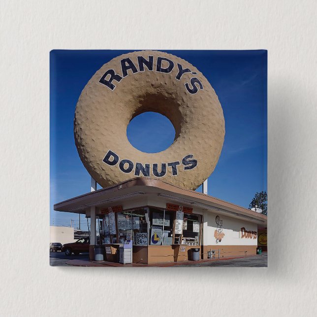 Randy's Donuts California Button (Front)