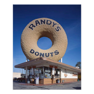 Randy's Donuts California Mid Century Modern Photo Print