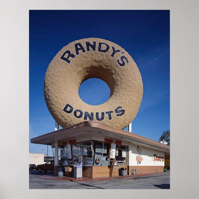 Randy's Donuts California Mid Century Modern Poster (Front)