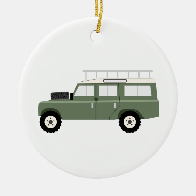 Range Rover Ceramic Ornament (Front)