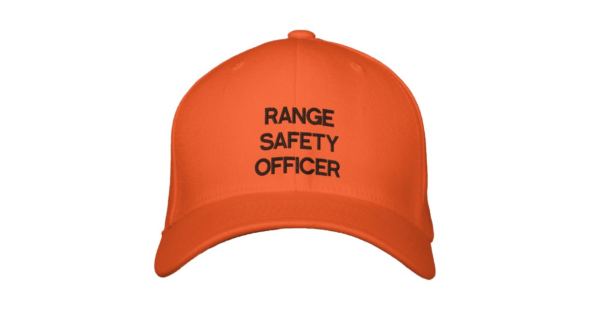 Range Safety Officer Cap Zazzle