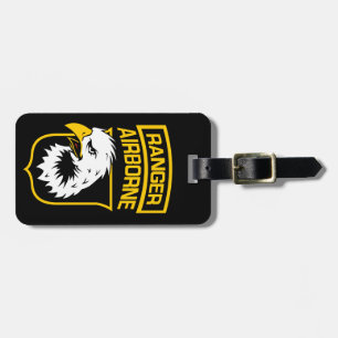 Ranger Airborne Eagle Patch Luggage Tag