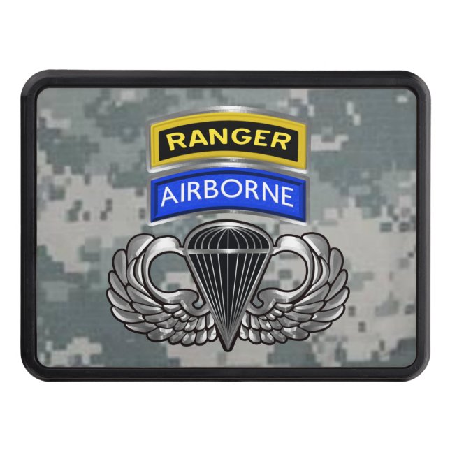  Ranger Airborne Paratrooper   Hitch Cover (Front)