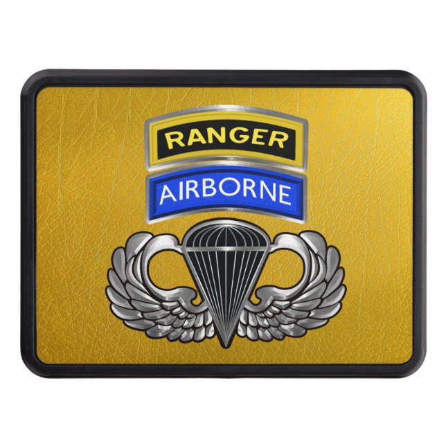  Ranger Airborne Paratrooper  Hitch Cover (Front)