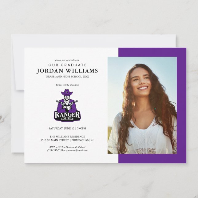 Ranger College Graduation Announcement (Front)