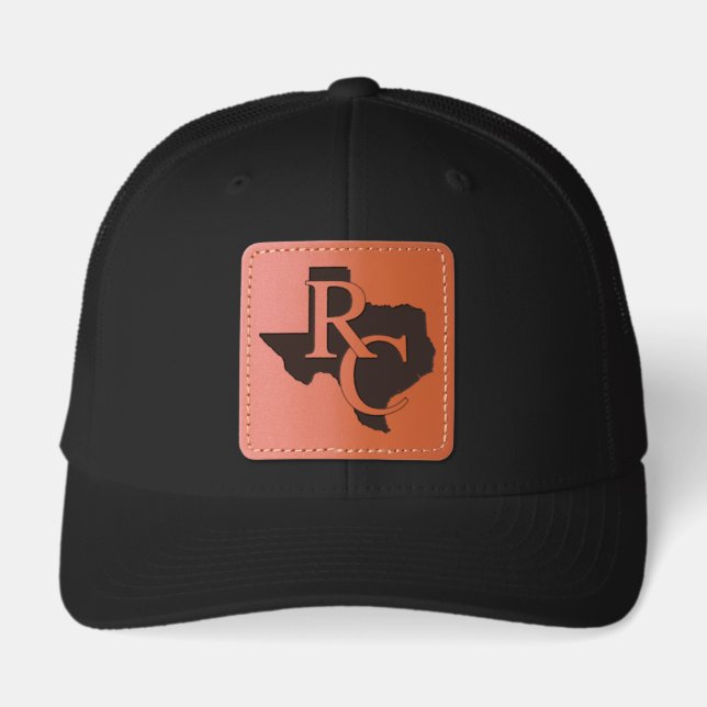 Ranger College Texas Leather Patch Hat (Front)