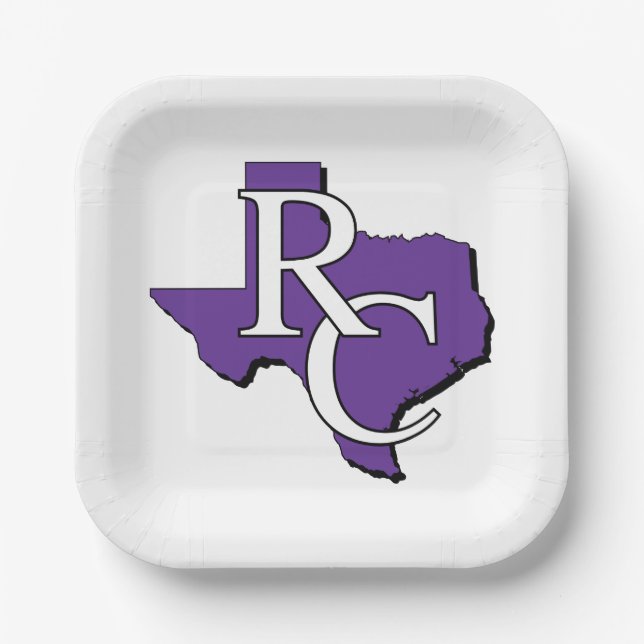 Ranger College Texas Paper Plates (Front)