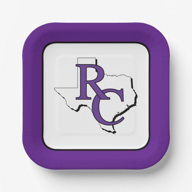Ranger College Texas Paper Plates (Front)