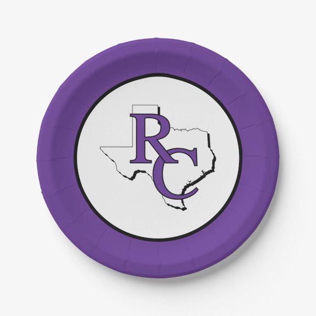Ranger College Texas Paper Plates (Front)