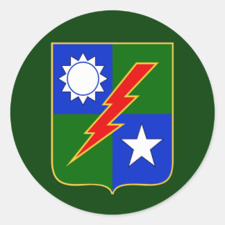 Ranger crest 2 classic round sticker