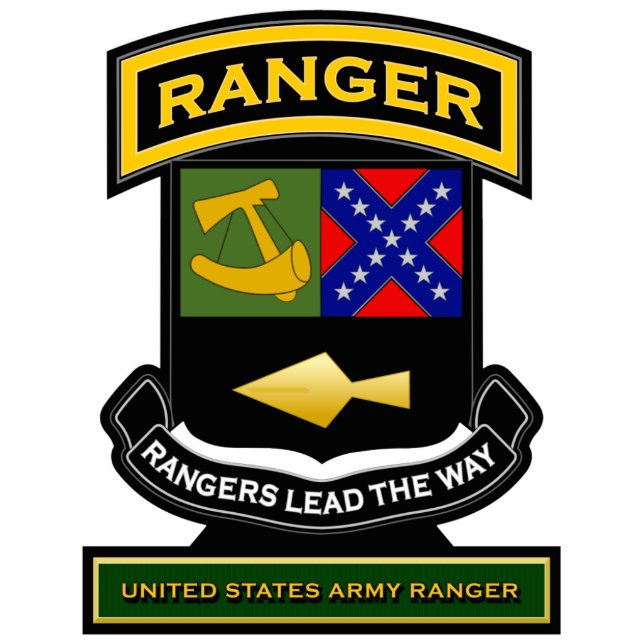 Ranger crest and tab 2 statuette (Front)