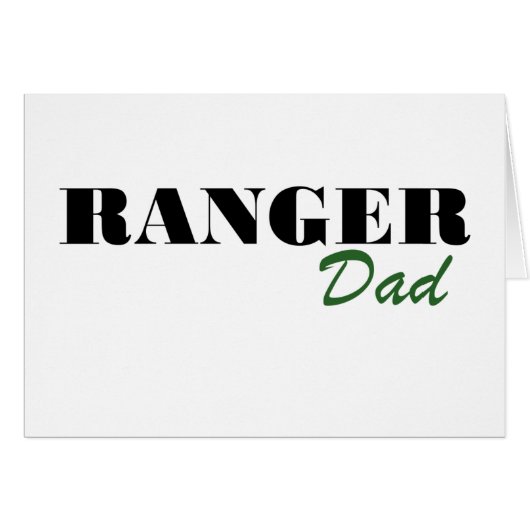 Ranger Dad Cards (Front Horizontal)