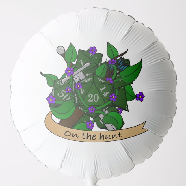 Ranger Dice Design Balloon (Front)