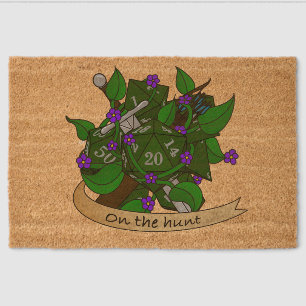 Ranger Dice Design Fiber Doormat