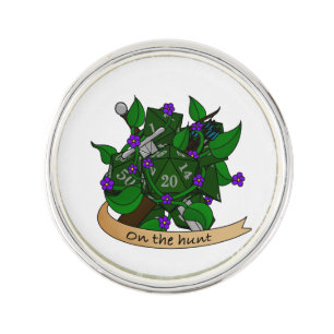Ranger Dice Design Lapel Pin