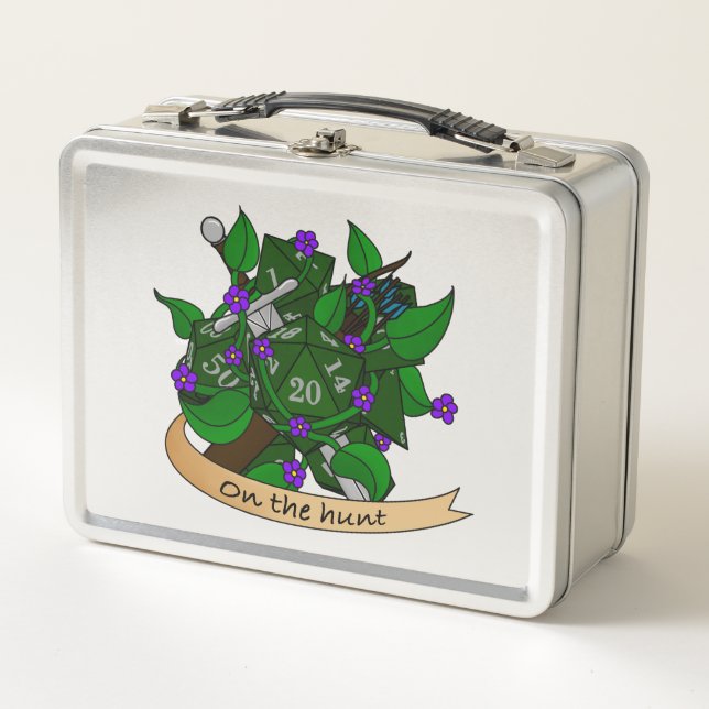 Ranger Dice Design Metal Lunch Box (Front)