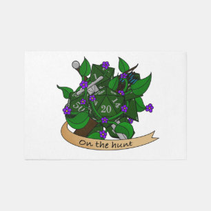 Ranger Dice Design Outdoor Rug