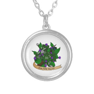 Ranger Dice Design Silver Plated Necklace