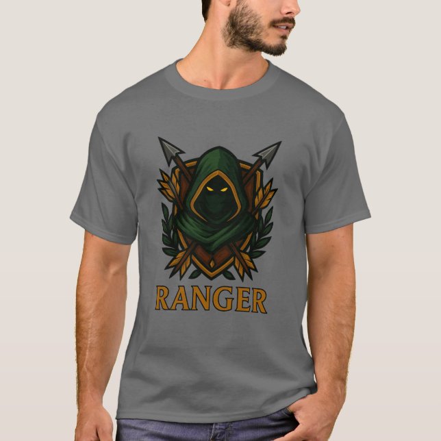 Ranger — Eyes in the Forest, Heart Target T-Shirt (Front)