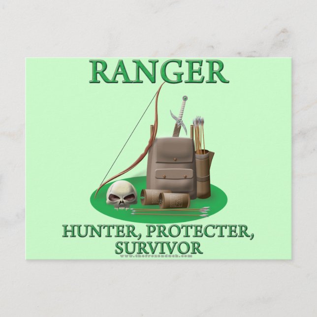 Ranger: Hunter, Protector, Survivor Postcard (Front)