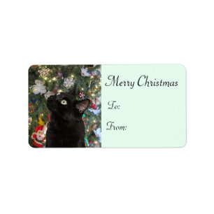 Ranger Kitty Christmas Gift Labels