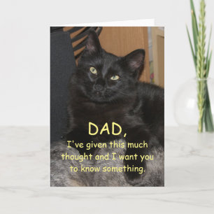 Ranger Kitty Honored Kid Father's Day Card